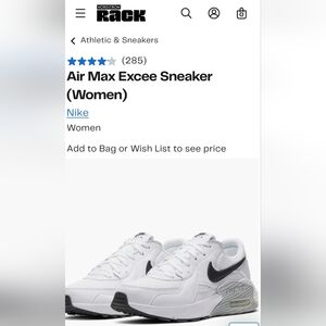 38. Nike Air Max Excee White & Platinum